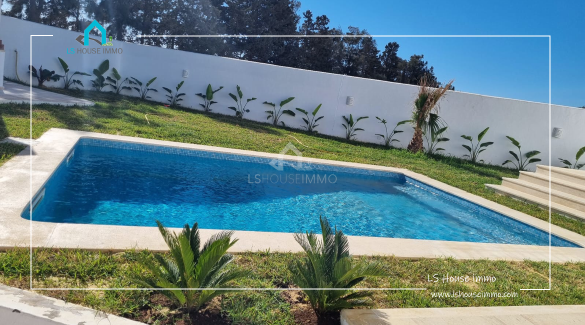 Villa avec Studio à Besbesia Hammamet Sud